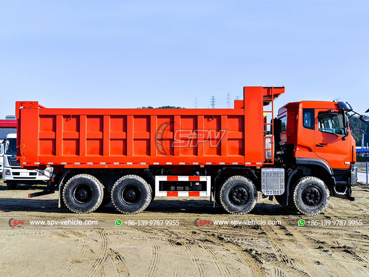 Dongfeng KC 8x4 Tipping Truck - Right Side